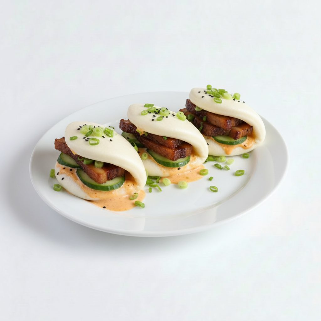 Steamed Gua Bao Pork Buns (3).
