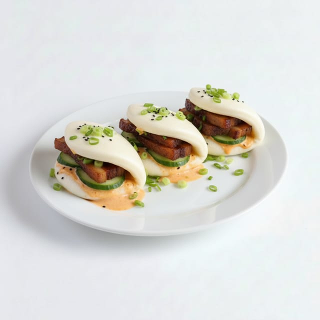 Steamed Gua Bao Pork Buns (3).