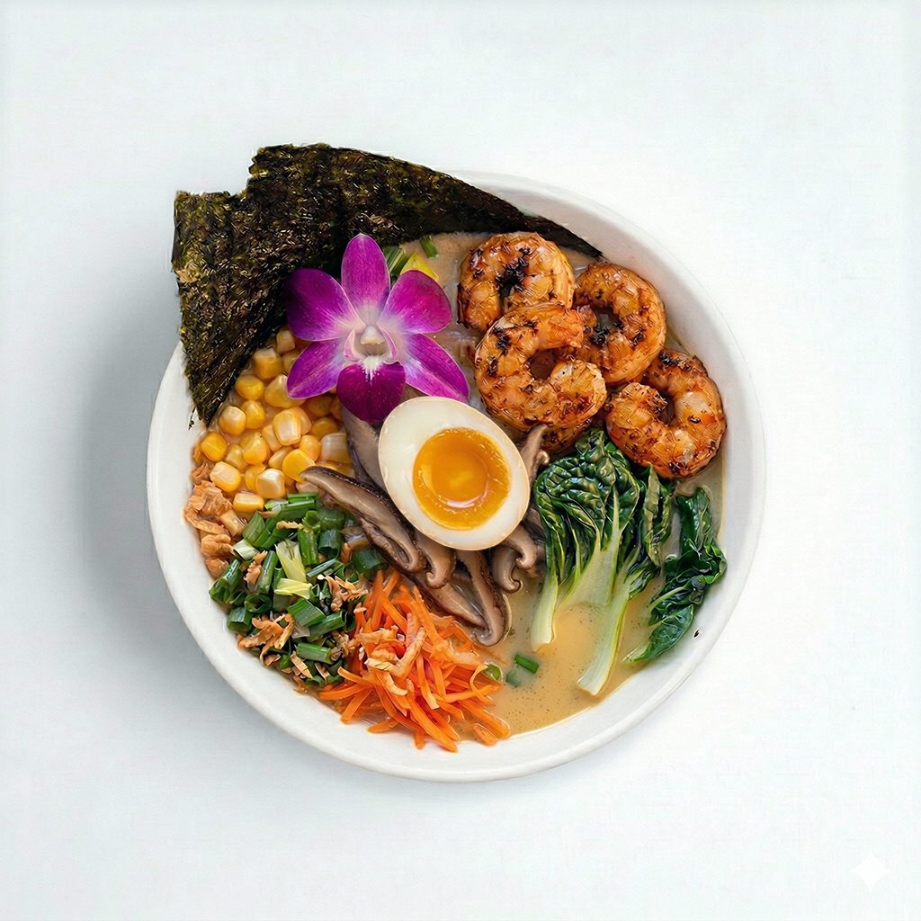 Jerk Shrimp Ramen.